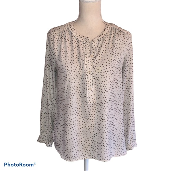 Loft Blouse Long Sleeve Blouse Career - Picture 1 of 6